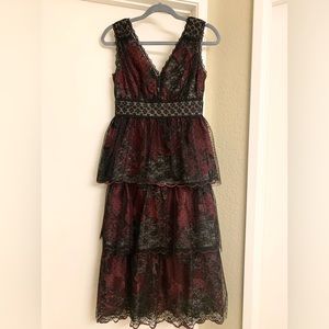 BHLDN size 2, new without tags lace and tool dress! Absolutely beautiful!